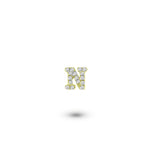 Custom Shaker | Yellow Gold Initial Diamond Charm