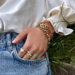 Multicolor Enamel Chunky Chain Bracelet- ONLINE EXCLUSIVE