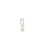 Birthstone Earring | APRIL White Topaz