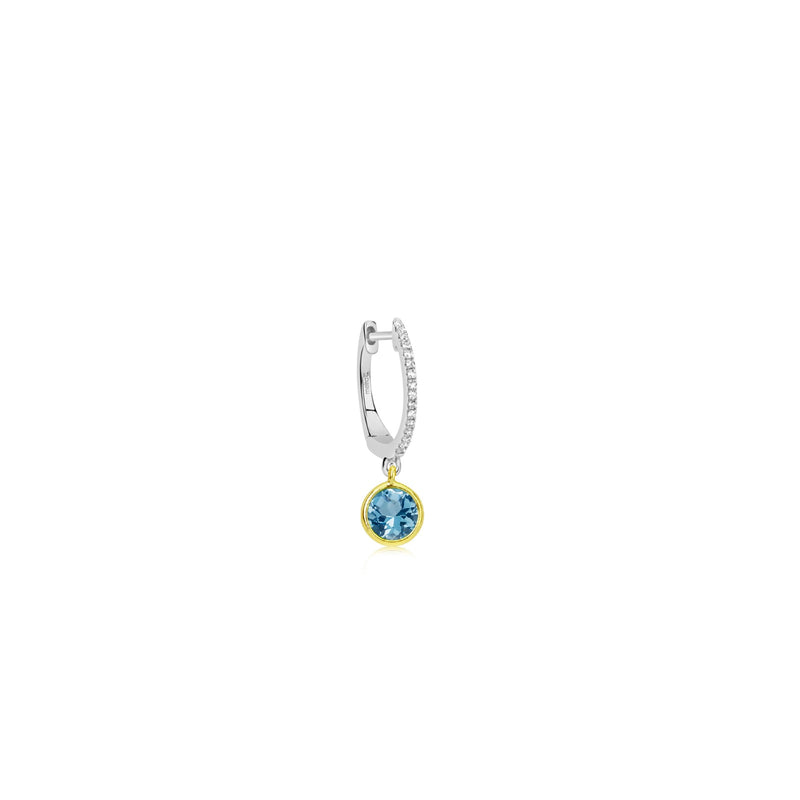 Birthstone Necklace | MARCH Aquamarine
