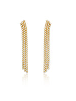 Yellow Gold Drop Diamond Earrings - ONLINE EXCLUSIVE