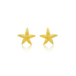 Yellow Gold Starfish Studs