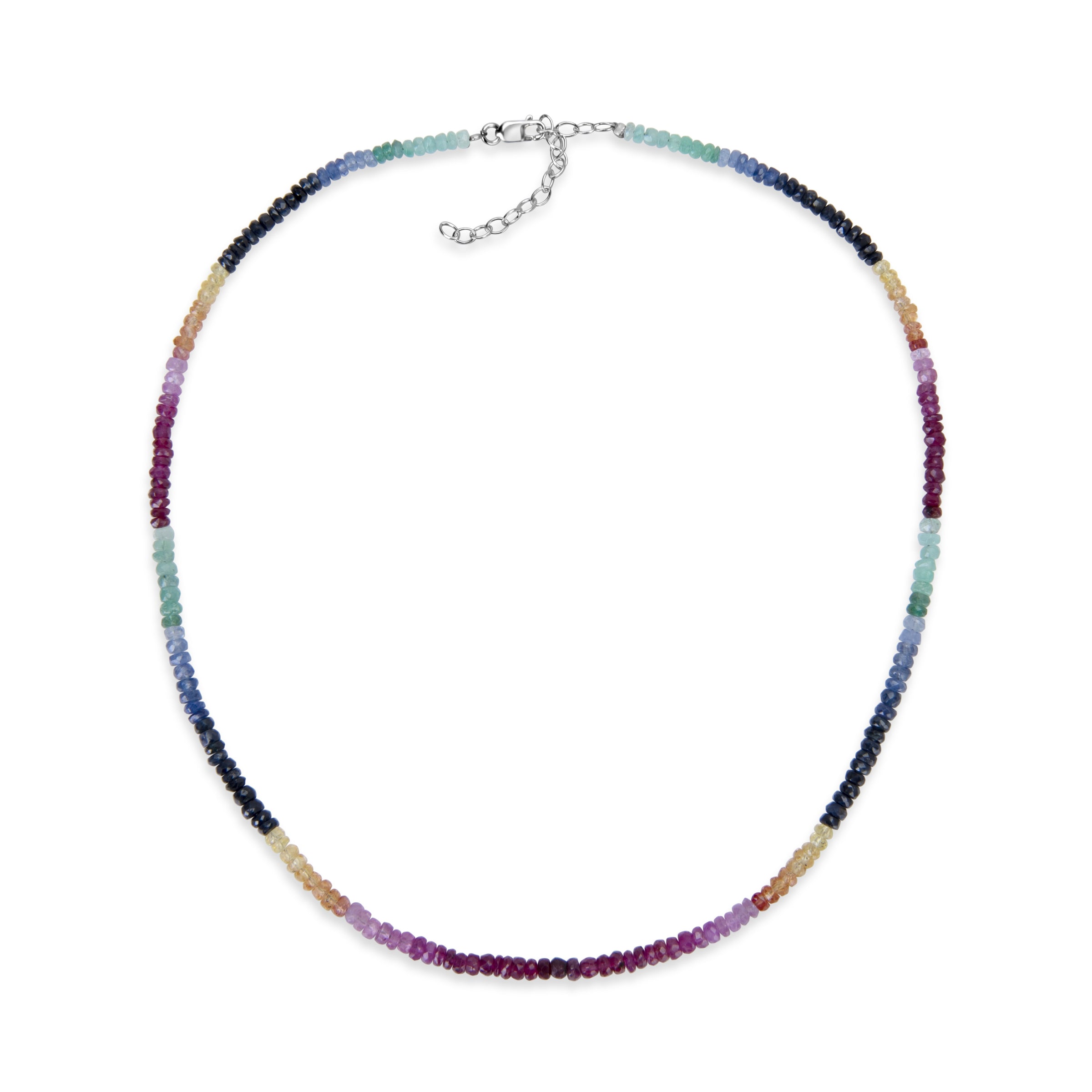 Light Up Rainbow Beads LED Party Necklace | FlashingBlinkyLights