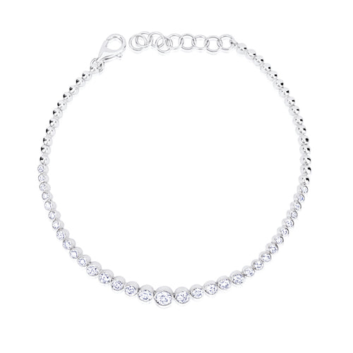 Graduated Bezel Set Tennis Bracelet ONLINE EXCLUSIVE