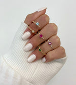 Bezel Set Diamond Ring