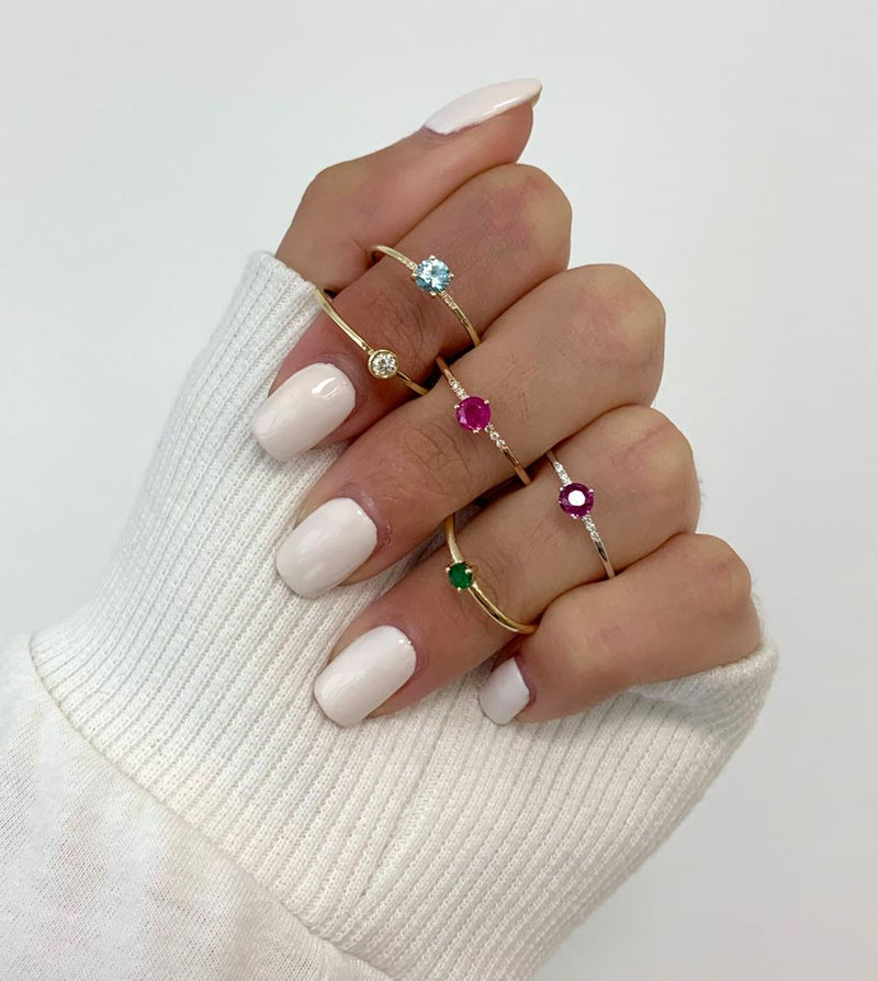 Bezel Set Diamond Ring (online exclusive)