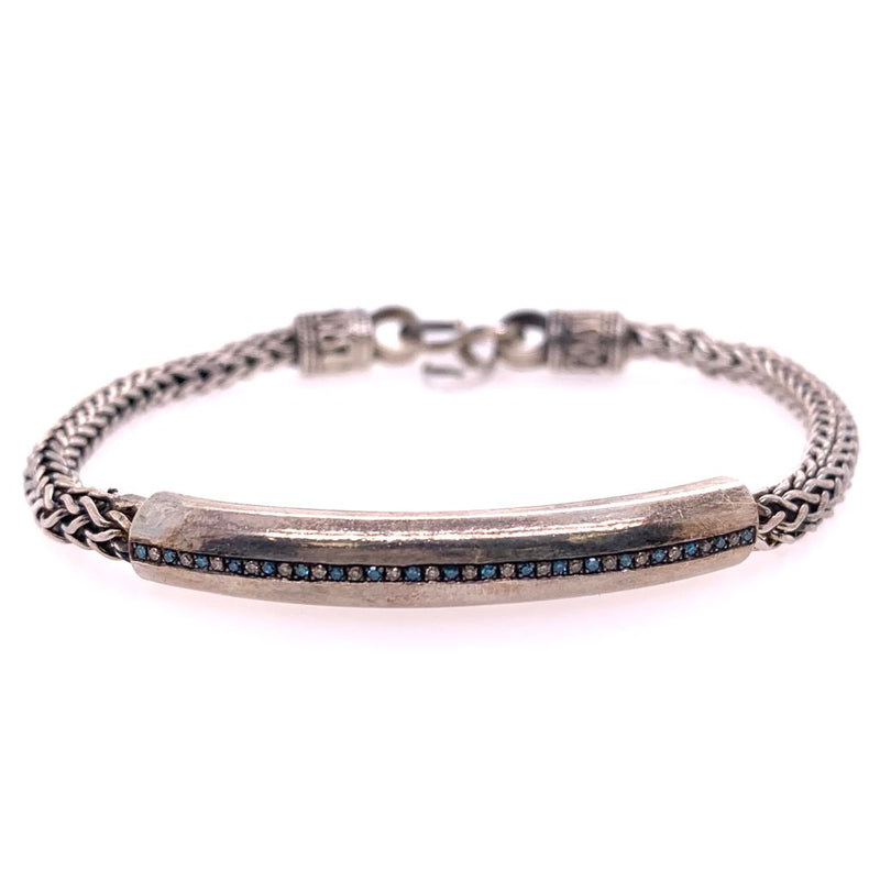 Brown & Blue Diamond Bracelet