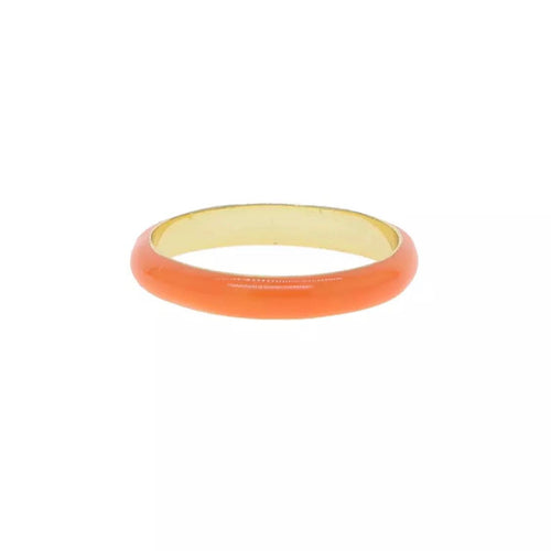 Orange Enamel Ring
