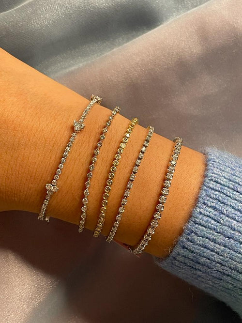 white gold tennis bracelet