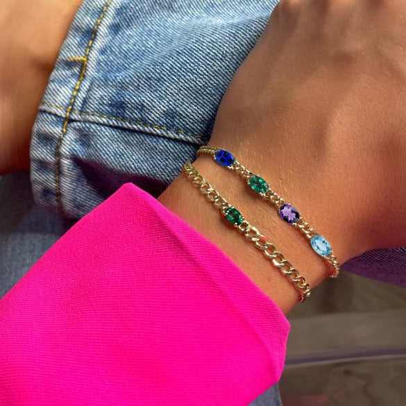 The Birthstone Collection | 1 stone bracelet