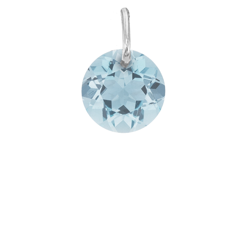 Drilled Blue Topaz December Birthstone