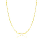 Yellow Gold 5mm Paperclip Chain