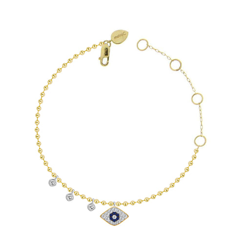 Evil Eye Spot Chain Bracelet