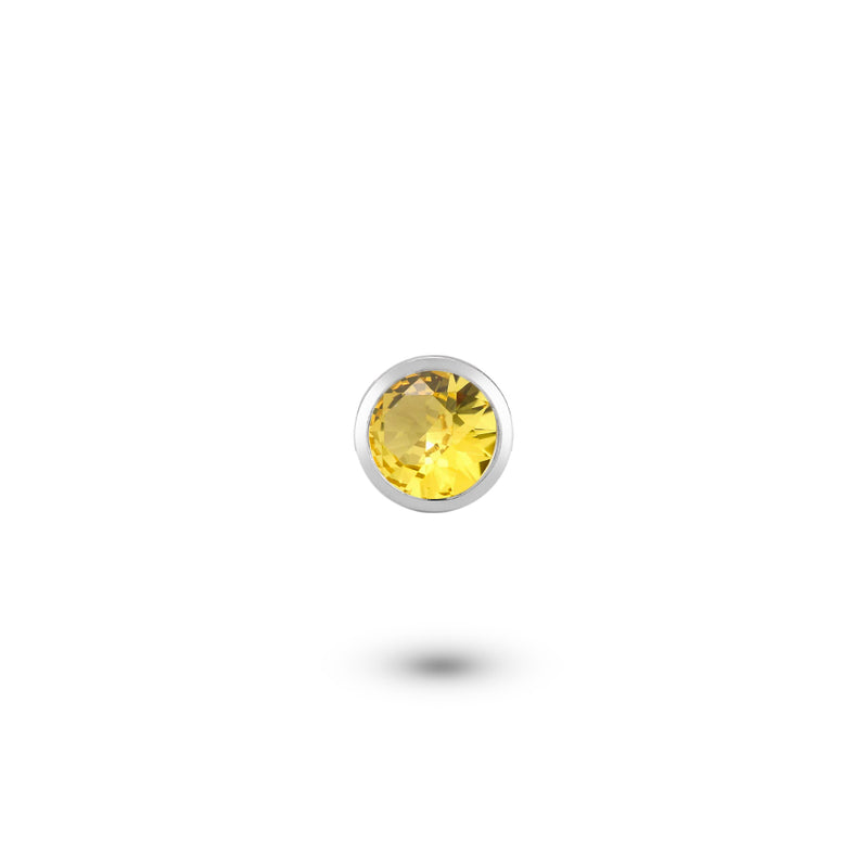 Custom Shaker | Yellow Topaz Charm (November Birthstone)