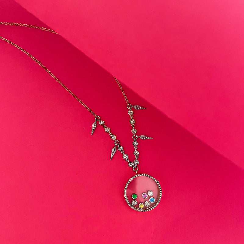 Custom Shaker | Blue Sapphire Charm (September Birthstone)