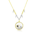Custom Shaker | Evil Eye with Blue Sapphire Center
