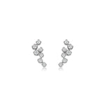 White Gold Connecting Diamond Studs