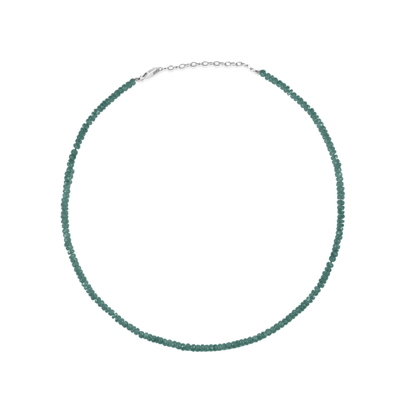 Emerald Bead Layering Necklace