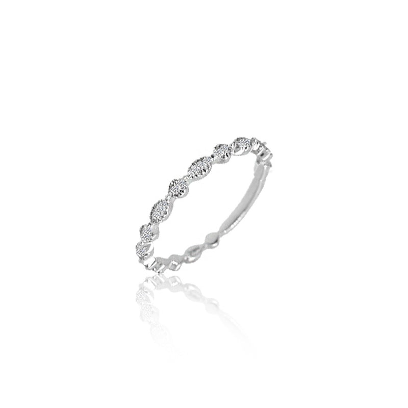 White Gold and Diamond Ring