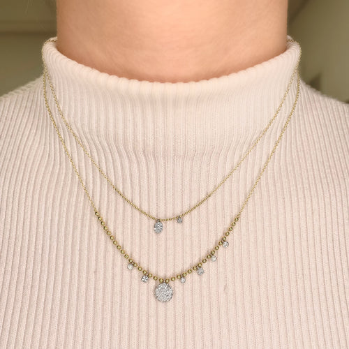 Meira T Disc Ball Chain Necklace