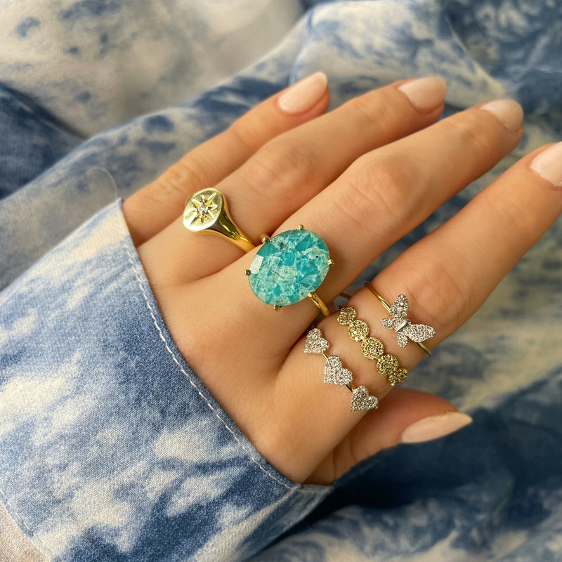 Starburst Signet Ring