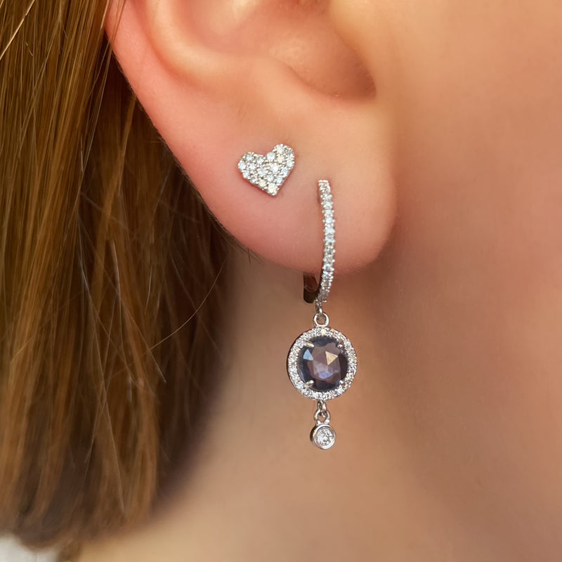 Blue Sapphire Drop Earrings