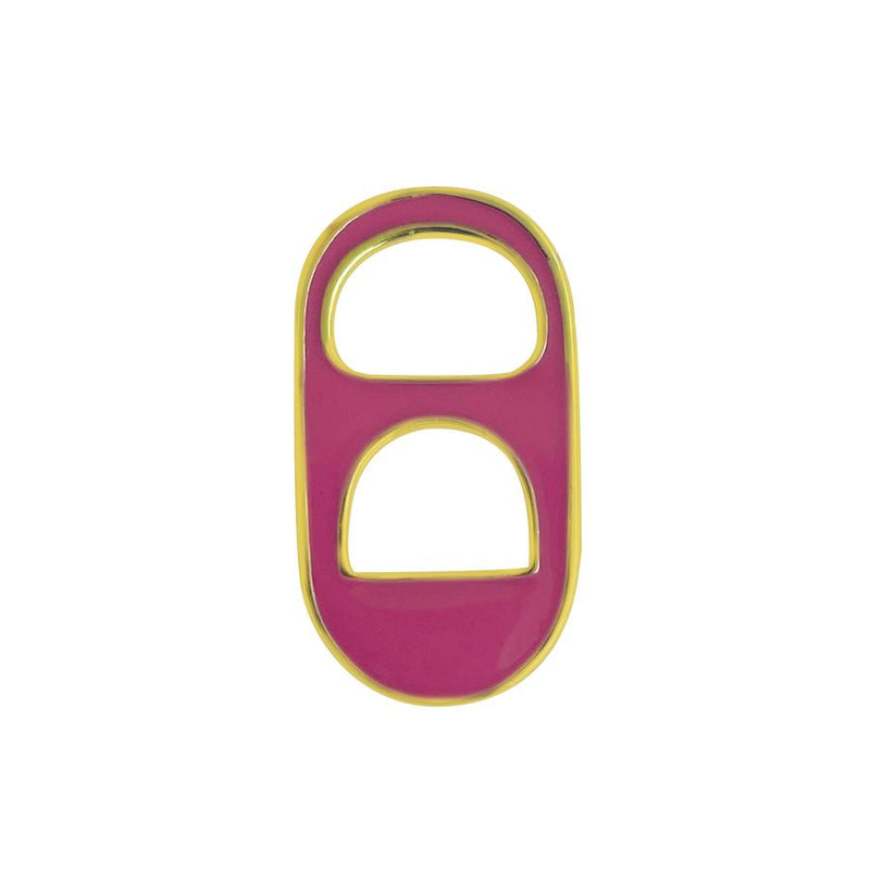 Pink Enamel Cap Charm