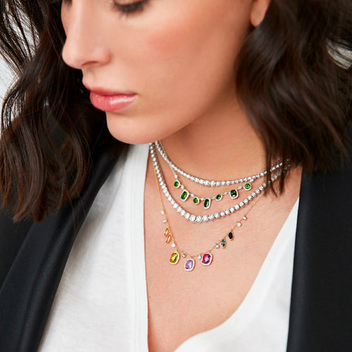 4 carat Diamond Tennis Necklace