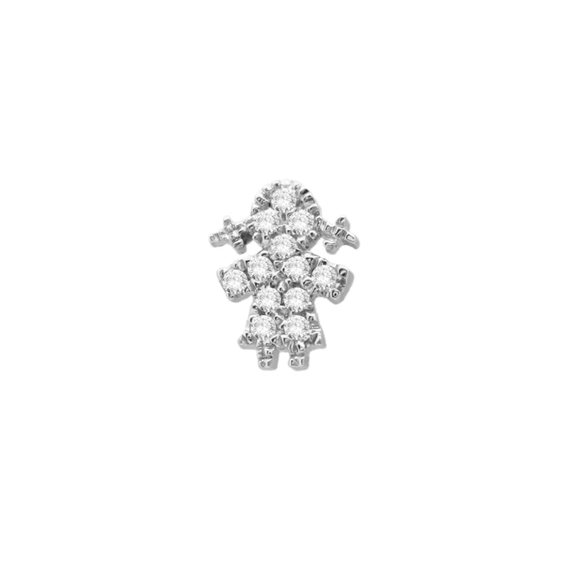 Meira T SMALL Little Girl  Diamond Stud