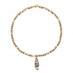 Mother of Pearl Bead Necklace with Shell