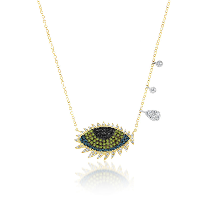 Evil eye on sale with lashes