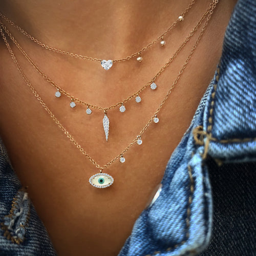Evil Eye Dainty Necklace