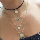  Opal and Diamonds Necklace