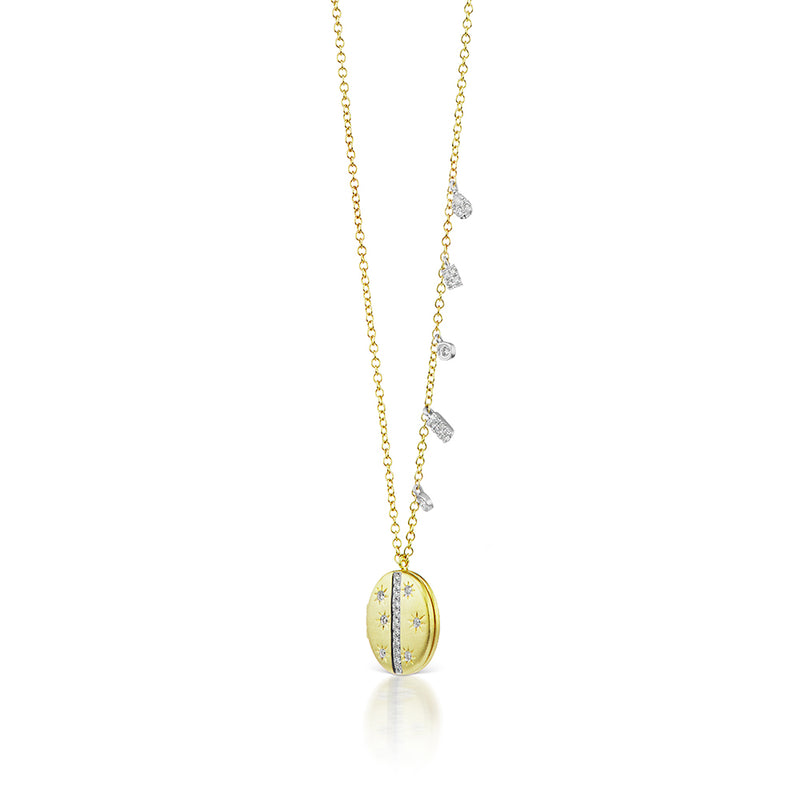 Starburst Locket Necklace