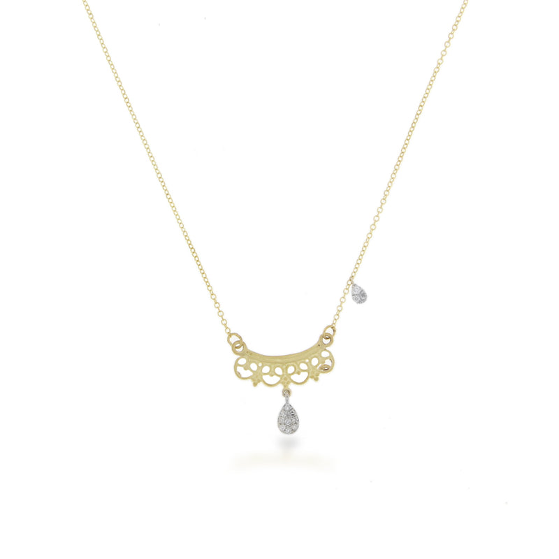 Filigree Diamond Necklace