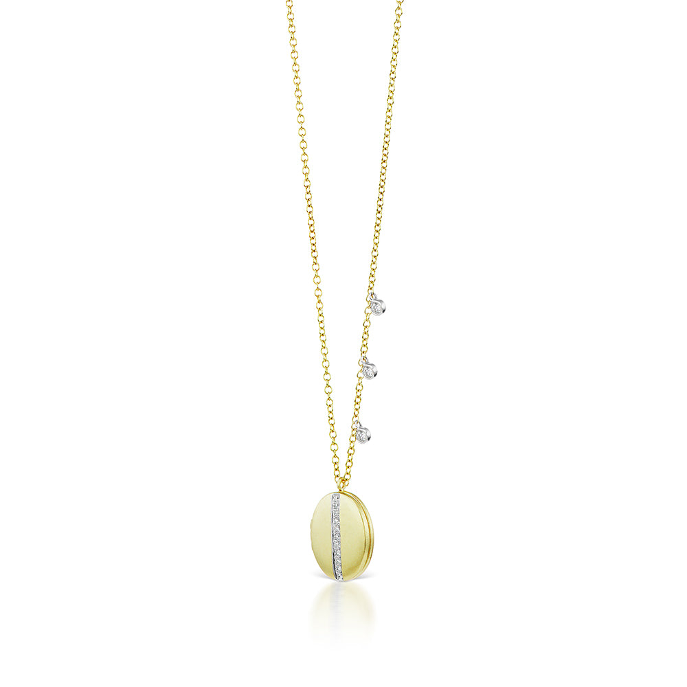 14k yellow gold locket necklace