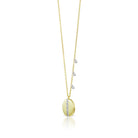 14k yellow gold locket necklace