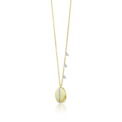 14k yellow gold locket necklace