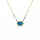  Opal and Diamonds Necklace