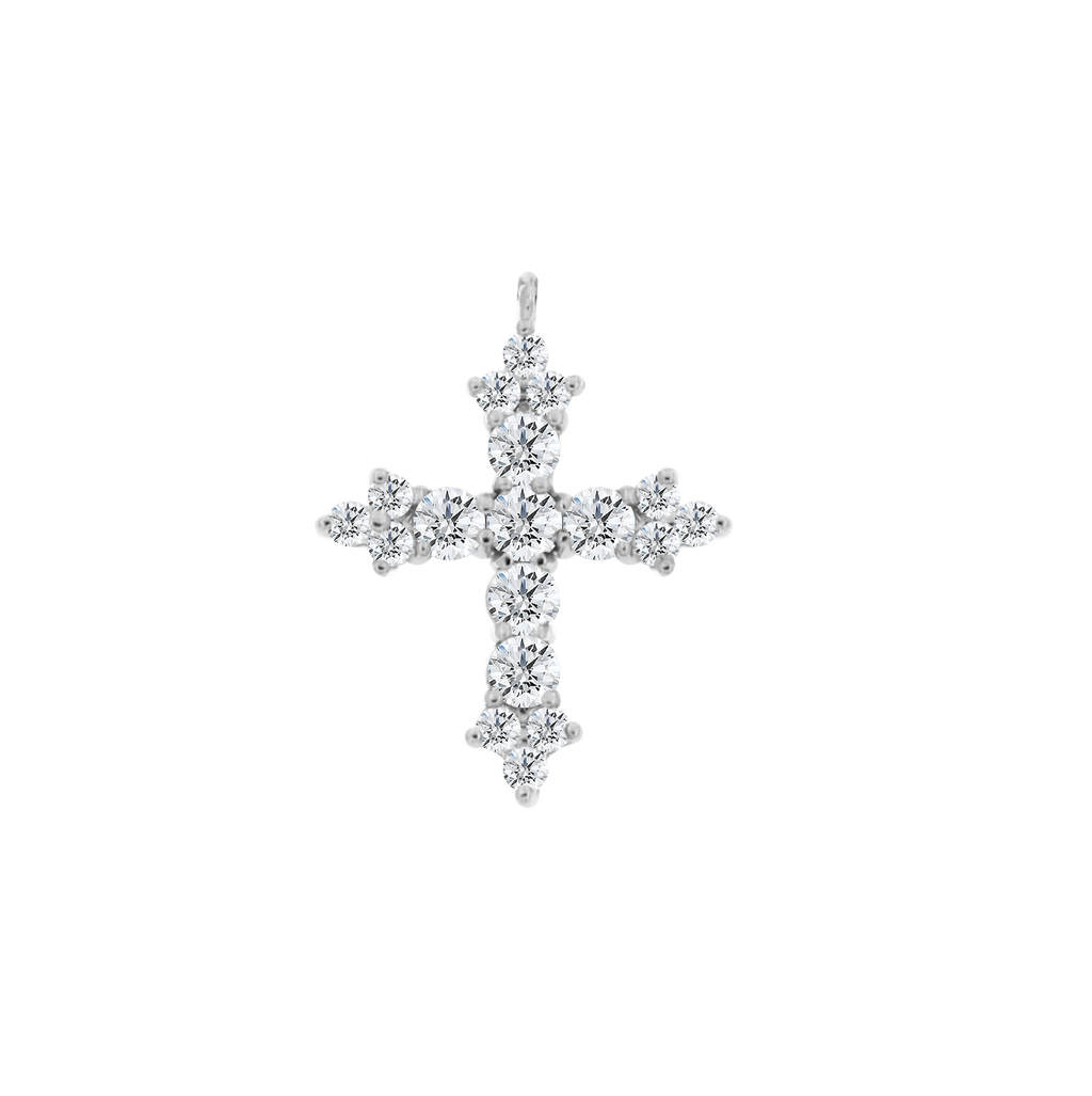 ネックレス・ペンダント MORELLATO 8203 CIONDOLO 1POINT DIAMOND CROSS MOTIFS NECKRACE org.jpg