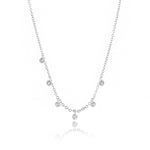 Pave Diamond Charm Necklace