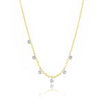 Pave Diamond Charm Necklace