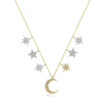 diamond necklace-Meira T 
