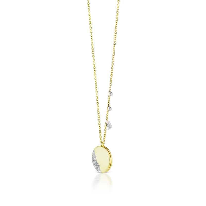 14k yellow gold locket necklace