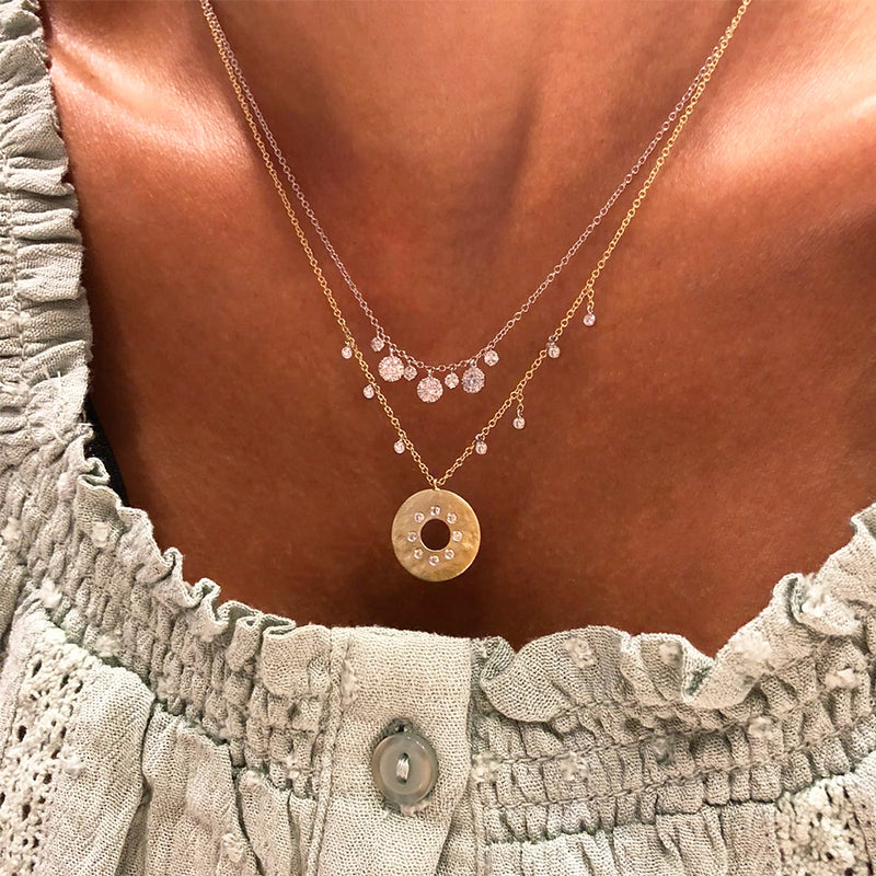 Disk Layering Necklace