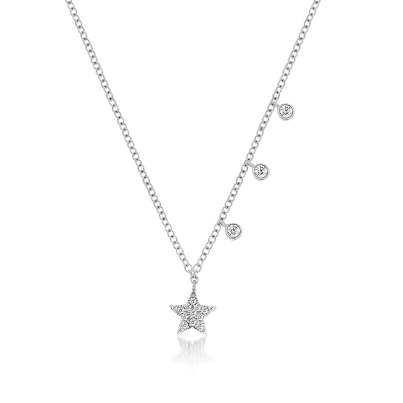 diamond star necklace