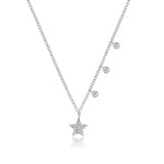 diamond star necklace