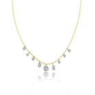 Yellow Gold Multi Charm Diamond Necklace