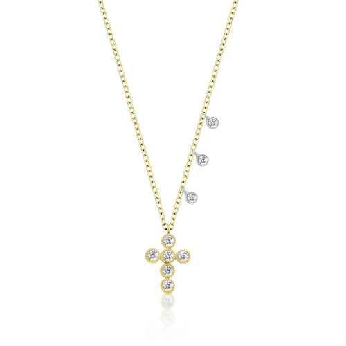 diamond cross necklace