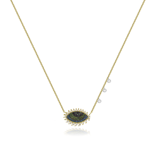 Lashes Evil Eye Necklace